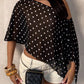 Polka Dot One Shoulder Top