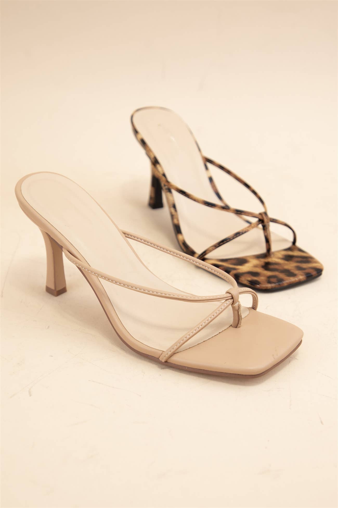 Thin Strap Kitten Heels