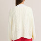 Ivory Front tie Cardigan
