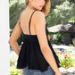 Boho Vintage Inspired Crinkle Gauze Cami Top