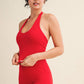 Scoop Neck Halter Top
