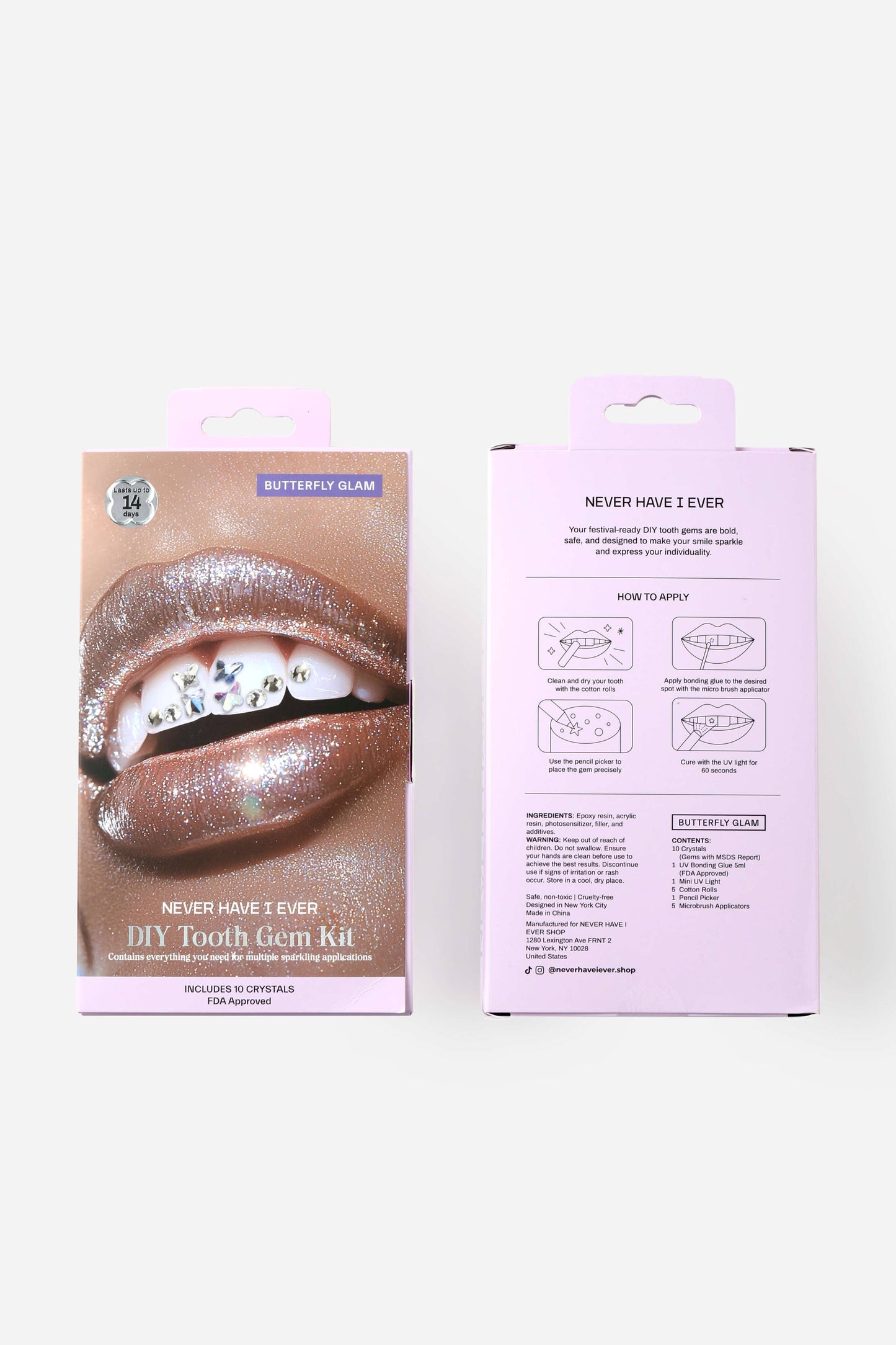 Butterfly Glam - DIY Tooth Gem Kit
