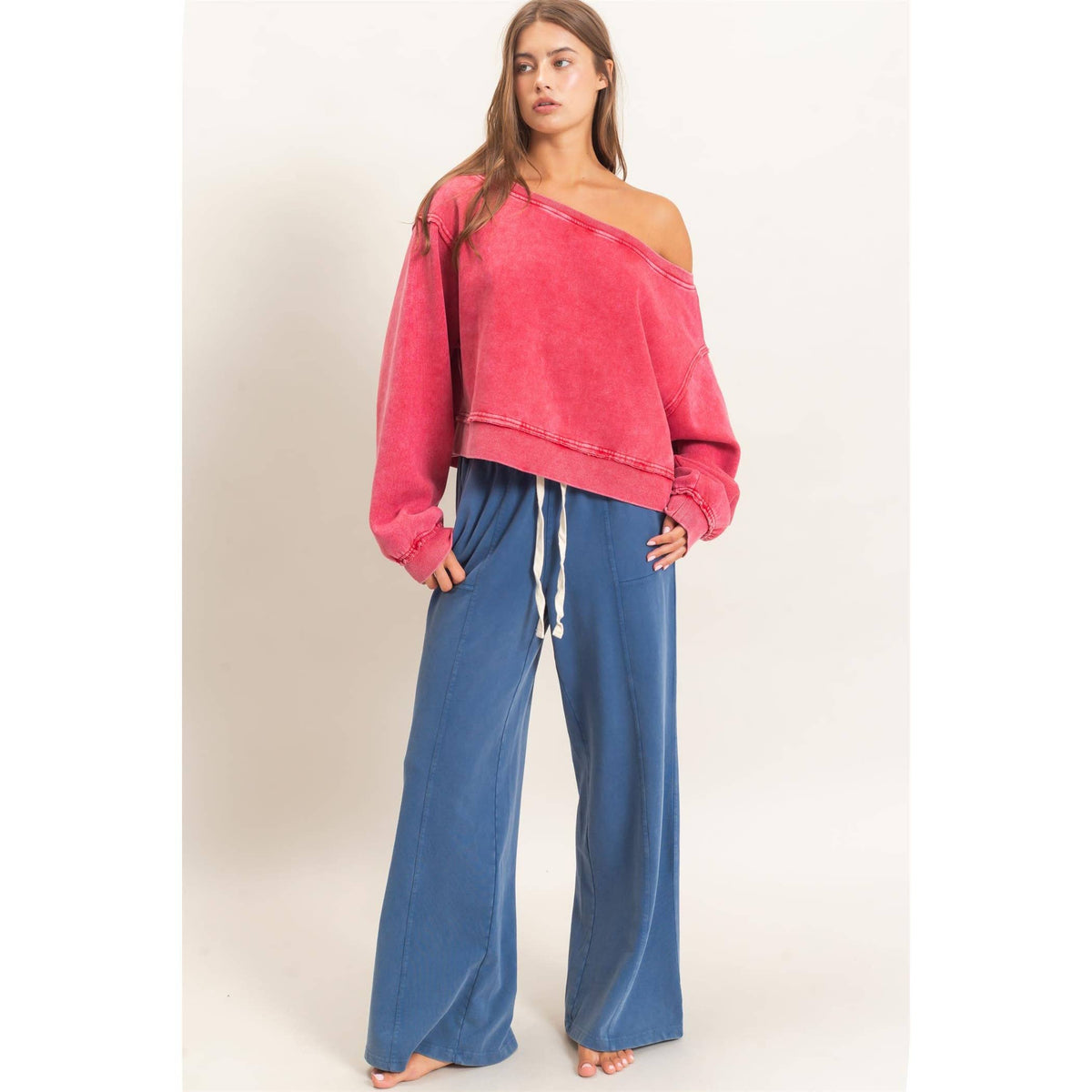 Off The Shoulder Sweatshirt