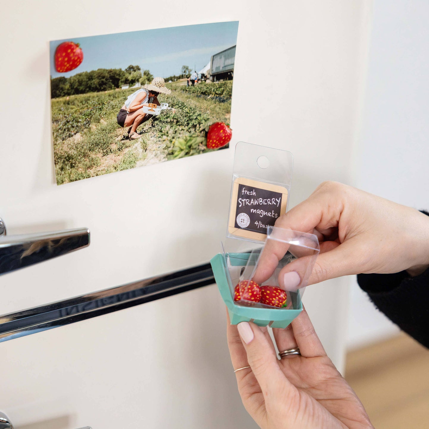 Colorful STRAWBERRY magnets