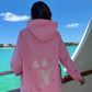 Lottie Pink Bikini Beaded Ocean Hoodie