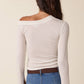 ONE-SHOULDER SIMPLE KNIT