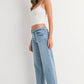 Petite Slim Wide Leg-light