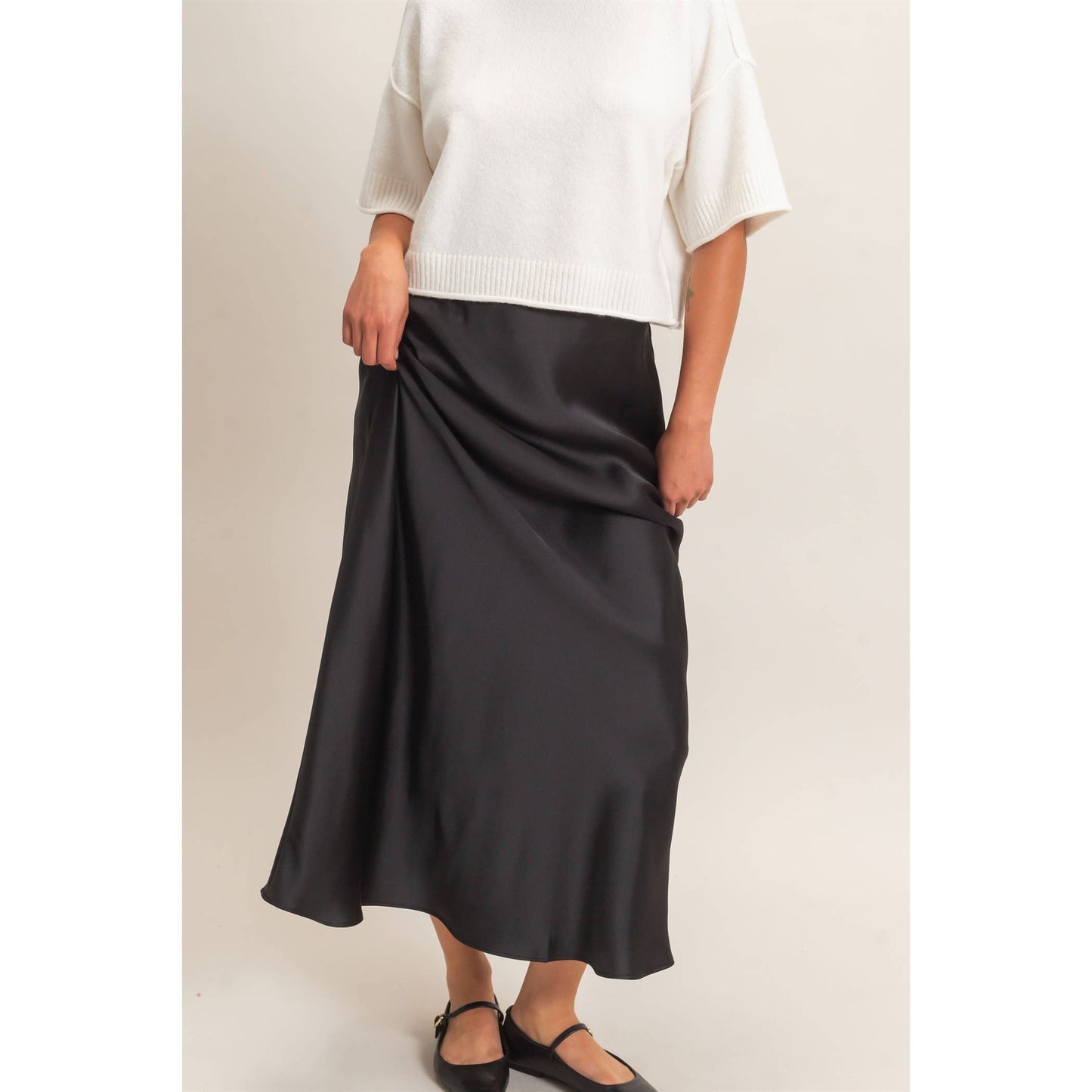 Satin Maxi Skirt