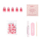 Blushing Aura Press-On Nails
