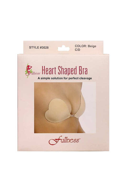 Heart Shaped Bra Beige-C/D