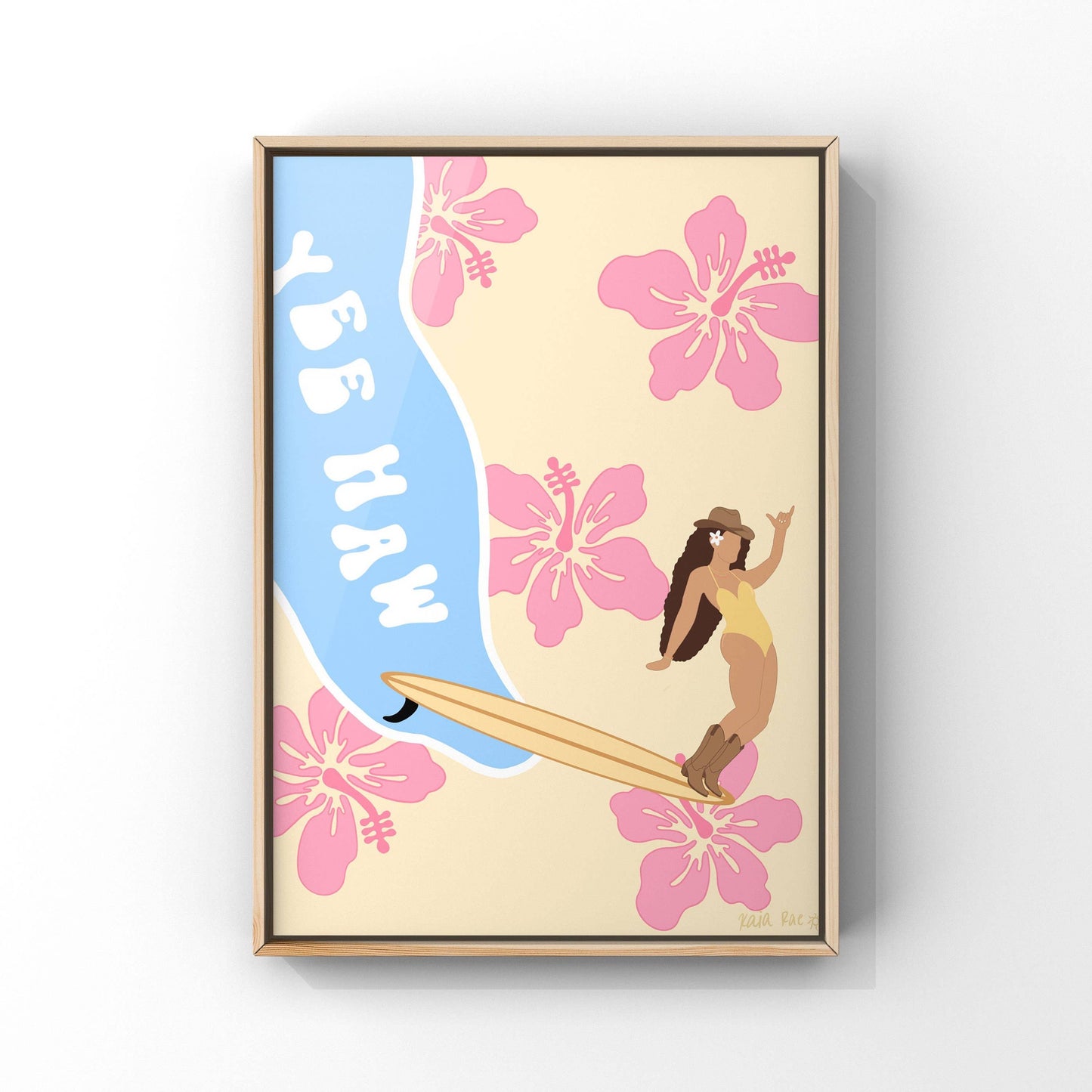 Yee Haw Art Print