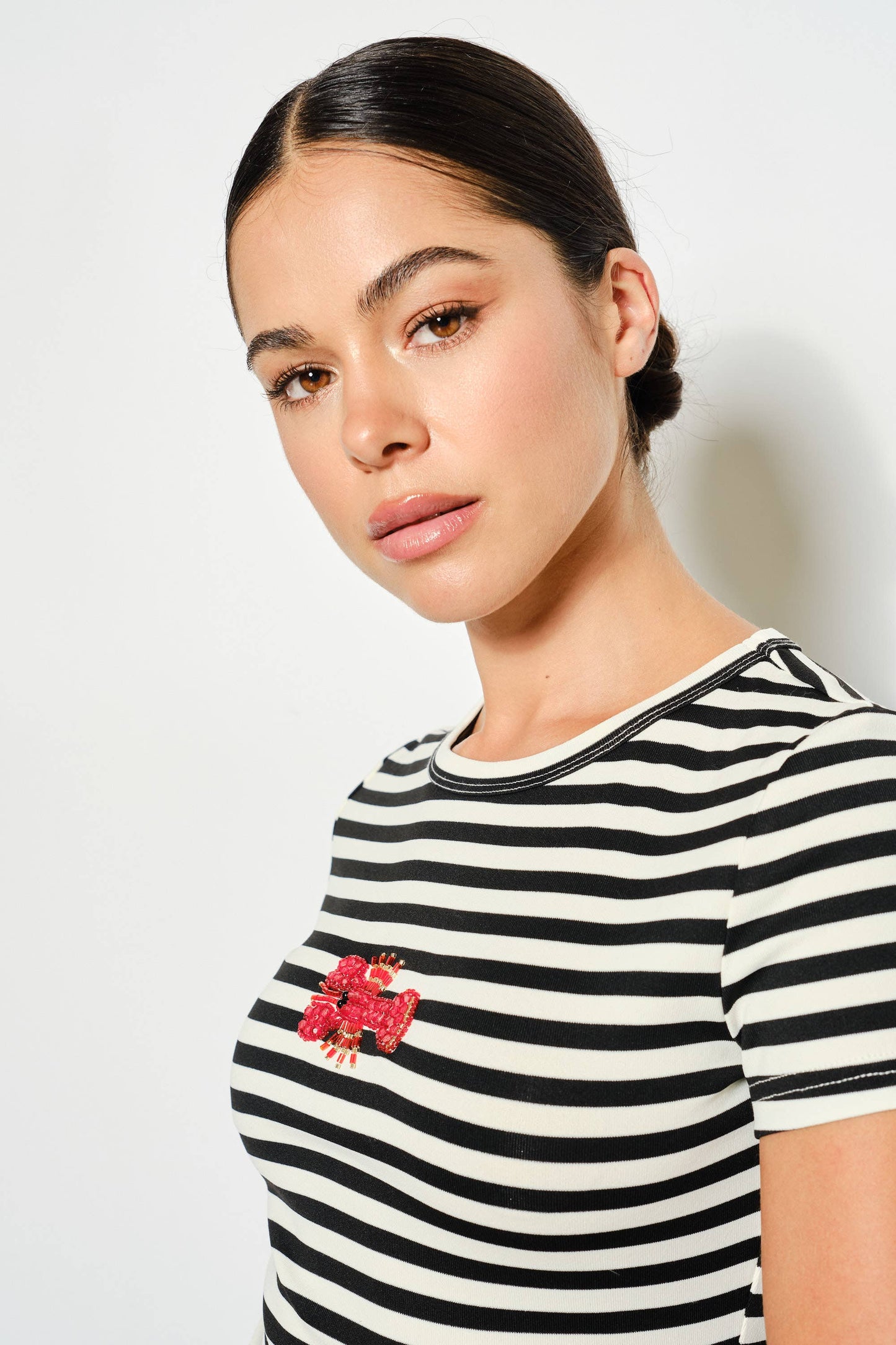 Lobster Beaded Tee
