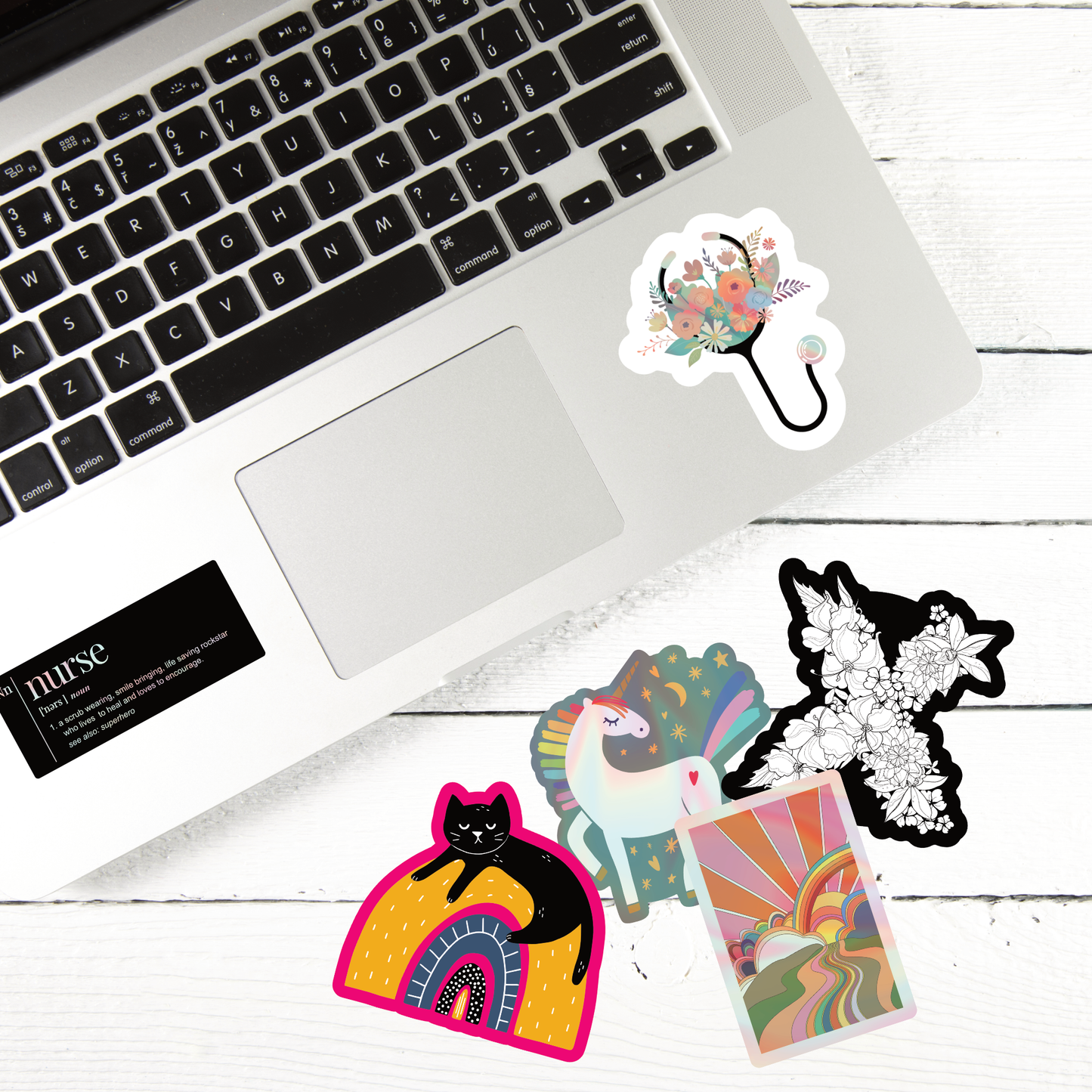 Hero Holographic Vinyl Phone & Laptop Sticker