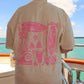 Ivory Pink Swim And Surf Comfort Colors Tee