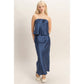 Satin Strapless Tube Top