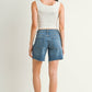 Medium Wash Bermuda Short