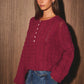 CABLE KNIT SWEATER TOP