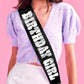 Bold Birthday Girl-Black Sash