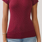 Polka Dot Boat neck Top