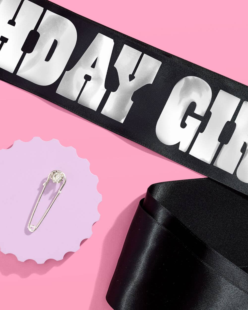 Bold Birthday Girl-Black Sash