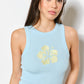 Flower Embroidery Tank