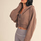 Kat Knit Zip Up Hoodie Sweater