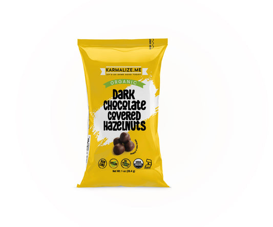 Organic Chocolate Hazelnuts - 1 oz