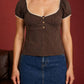 Autumn Puff Sleeve Top