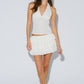Emily Halter V Neck Top