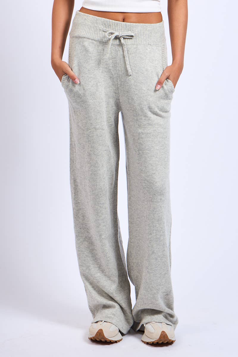 Knit Straight Leg Pants