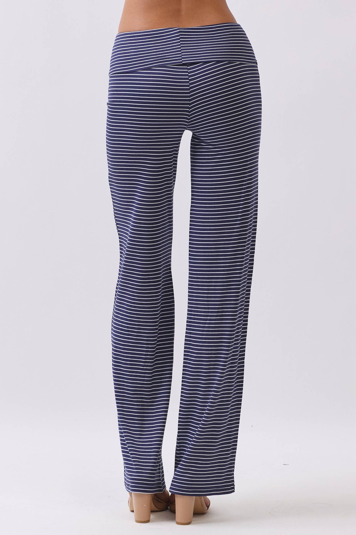 Striped Straight Leg Bottoms