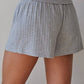 Pointelle Ribbed Shorts