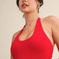 Scoop Neck Halter Top