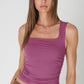 Clean Line Square Shirred Top