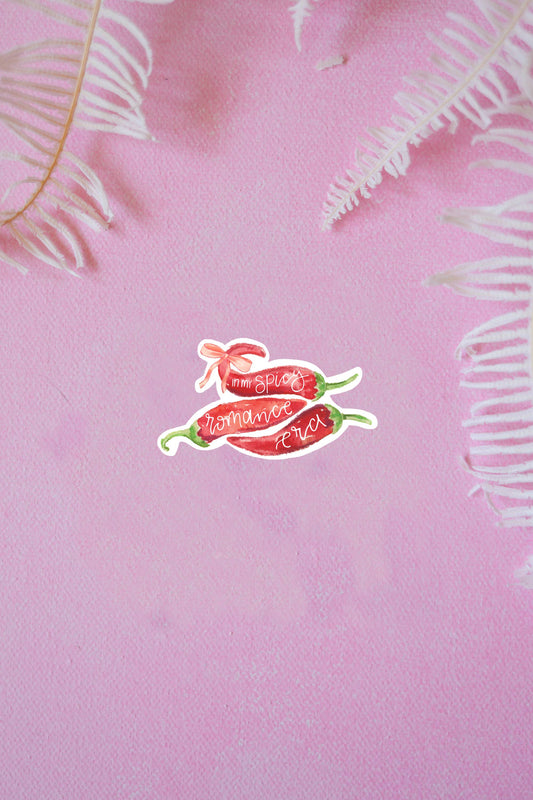 Spicy romance vinyl sticker 