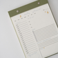 Daily Planner Notepad (Pistachio Green)
