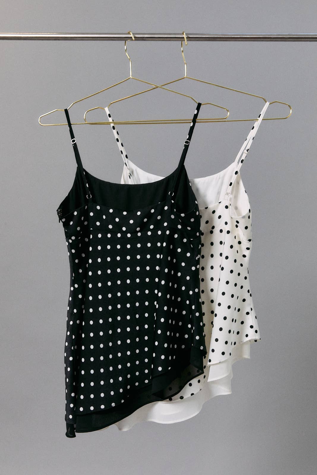 Polka Dot Asymmetrical Top