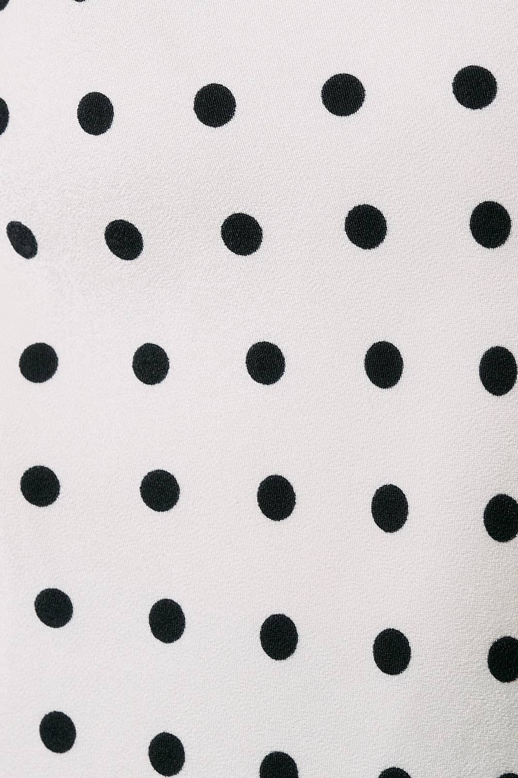 Polka Dot Asymmetrical Top