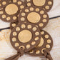 Concho Disc Link Vegan Leather Belt