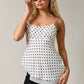 Polka Dot Asymmetrical Top