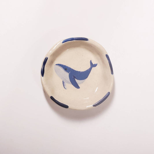 Mini Whale Trinket Tray-Trinket Dish-Ceramic Tasting Bowl
