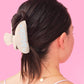 Something Blue Clip - Pearl Acrylic Claw