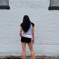 Black OSU Foldover Shorts