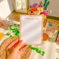 Floral Shopping List Notepad