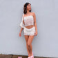 Scottie lace Tube Top