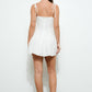 Eyelet Drop Waist Mini Dress