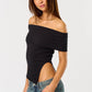 Aly Asymmetrical Off Shoulder Top