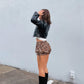 Basic Cropped Moto Jacket