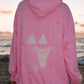 Lottie Pink Bikini Beaded Ocean Hoodie