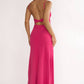 NERIDA TWIST BACK MAXI DRESS